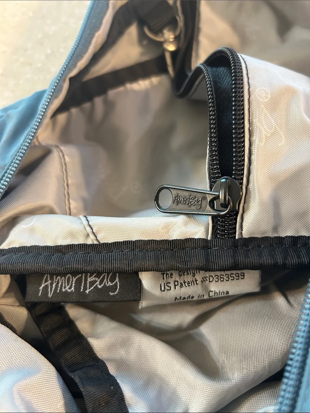 AmeriBag Healthy Back Bag and matching baglett blue - Picture 9 of 9